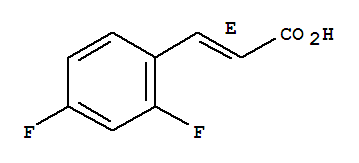2,4-二氟肉桂酸; 反式-2,4-二氟肉桂酸