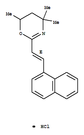 4,4,6-三甲基-2-[(E)-2-萘-1-基乙烯基]-5,6-二氢-1,3-恶嗪盐酸盐