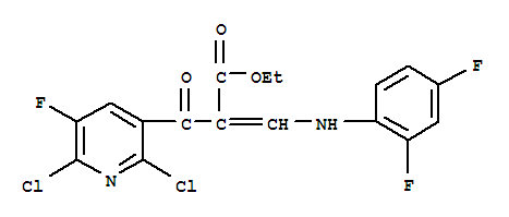 2-(2,6-二氯-5-氟烟酰基)-3-((2,4-二氟苯基)氨基)丙烯酸乙酯