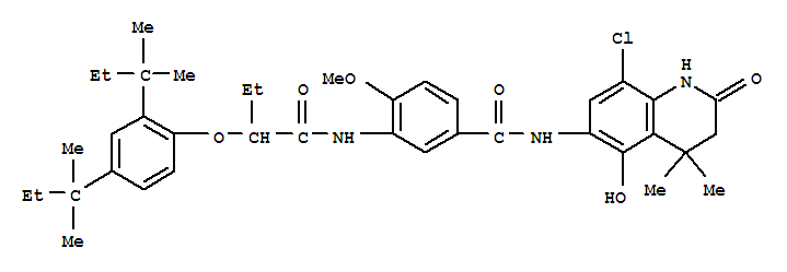 Α-(4-甲氧基苯甲酰基)-Α-(1-苄基-5-乙氧基-3-海因)-2-氯-5-正十二烷氧羰基乙酰苯胺