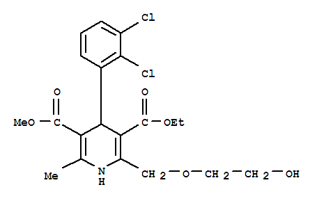 4-(2,3-二氯苯基)-3-(乙氧羰基)-2-((2-羟基乙氧基)甲基)-5-(甲氧羰基)-6-甲基-1,4-二氢吡啶