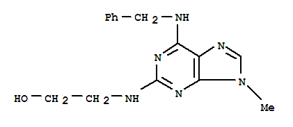 2-(羟乙氨基)-6-苄氨基-9-甲基嘌呤