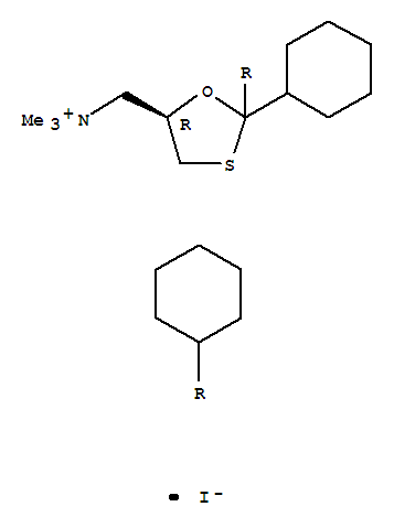 2,2-二环己基-5-((二甲氨基)甲基)-1,3-噁噻戊环甲碘化