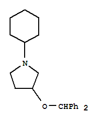 1-环己基-3-[二(苯基)甲氧基]吡咯烷