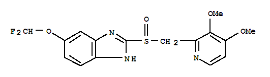 5-二氟甲氧基-2-{[(3,4-二甲氧基-2-吡啶基)甲基]亚硫酰基}-1H-苯并咪唑