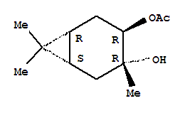 [1S-(1α,3β,4α,6α)]-3-羟基-3,7,7-三甲基二环[4.1.0]庚-4-基乙酸酯