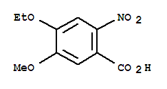 4-乙氧基-5-甲氧基-2-硝基苯甲酸
