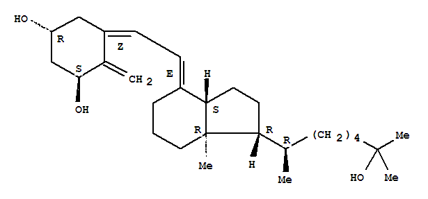24-Homo Calcitriol/Methylene Calcitriol/(1R,3S,5Z)-4-Methylene-5-[(2E)-2-[(1R,3aS,7aR)-octahydro-1-[(1R)-6-hydroxy-1,6-dimethylheptyl]-7a-methyl-4H-inden-4-ylidene]ethylidene]-1,3-cyclohexanediol