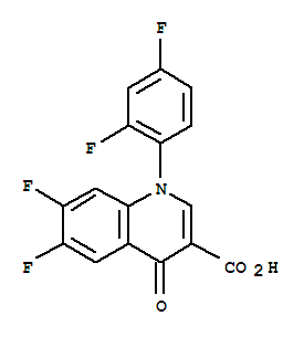 1-(2,4-二氟苯基)-6,7-二氟-4-氧代-1,4-二氢喹啉-3-甲酸