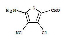 2-氨基-4-氯-5-甲酰基噻吩-3-腈