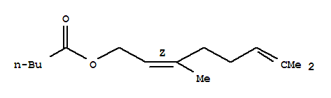 (Z)-3,7-二甲基辛-2,6-二烯基戊酸酯
