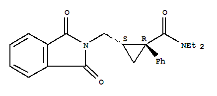 顺式-2-[(1,3-二氢-1,3-二氧-2H-异吲哚-2-基)甲基-N,N-二乙基-1-苯基环丙烷甲酰胺