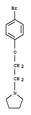 1-(2-(4-溴苯氧基)乙基)吡咯烷; 1-(4-溴苯氧基)-2-(1-吡咯烷基)乙烷