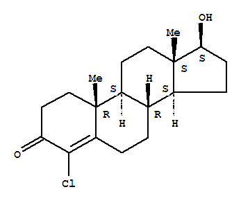 氯司替勃; 4-氯睾酮; 4-氯-17b-羟基雄甾-4-烯-3-酮