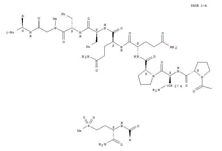 L-Tryptophanamide,L-tryptophyl-L-arginyl-L-a-glutamyl-L-methionyl-L-seryl-L-valyl-