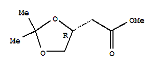 (R)-甲基2-(2,2-二甲基-1,3-二氧杂环戊烷-4-基)乙酸酯