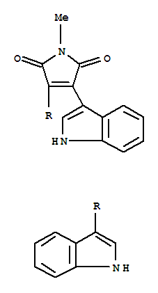 双吲哚马来酰亚胺 V; 1-甲基-3,4-双(1H-吲哚-3-基)马来酰亚胺