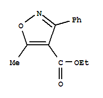 5-甲基-3-苯基异恶唑-4-羧酸乙酯; 3-苯基-5-甲基-4-异恶唑甲酸乙酯; 5-甲基-3-苯基异噁唑-4-羧酸乙酯
