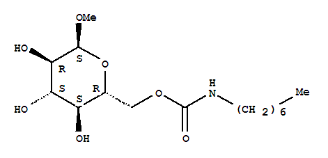 6-O-(N-庚甲酰)-甲基-α-D-葡萄糖苷
