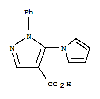 1-苯基-5-(1H-吡咯-1-基)-1H-吡唑-4-羧酸
