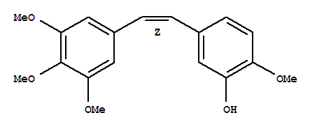 (Z)-3,4,5,4’,-四甲氧基-3’-羟基二苯乙烯
