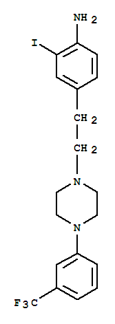 1-(2-(3-碘-4-氨基苯基)乙基)-4-(3-(三氟甲基)苯基)哌嗪