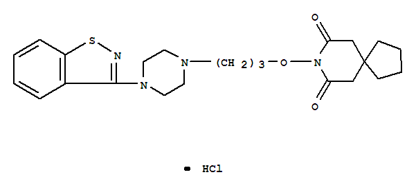 8-((3-(4-(1,2-苯并异噻唑-3-基)-1-哌嗪基)丙基)氧基)-8-氮杂螺(4.5)癸烷-7,9-二酮