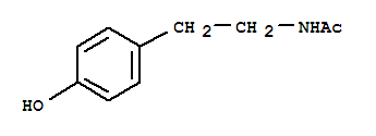 N-乙酰基酪胺; N-[2-(4-羟基苯基)乙基]乙酰胺