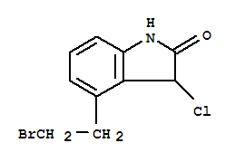 4-(2'-溴乙基)-3-氯-1,3-二氯-2-吲哚酮