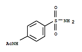 对乙酰胺基苯磺酰胺; N-[4-(氨磺酰基)苯基]乙酰胺