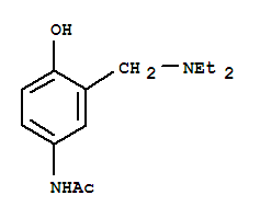 4-乙酰胺-2-二乙氨甲基苯酚