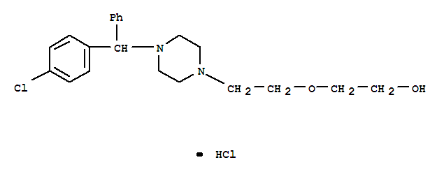 2-[2-[4-[(4-氯苯基)苯基甲基]哌嗪-1-基]乙氧基]乙醇盐酸盐