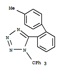 N-(三苯基甲基)-5-(4’-甲基联苯-2-基)四氮唑