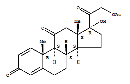 醋酸泼尼松; 17a,21-二羟基孕甾-1,4-二烯-3,11,20-三酮 21-醋酸酯