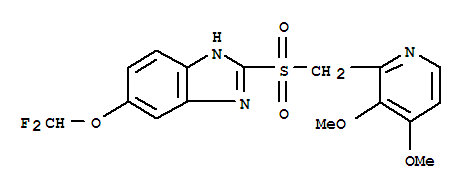 Pantoprazole impurity 1/Pantoprazole EP Impurity A/Pantoprazole Sulphone/6-(difluoromethoxy)-2-(((3,4-dimethoxypyridin-2-yl)methyl)sulfonyl)-1H-benzo[d]imidazole