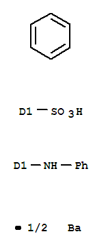 (苯基氨基)苯磺酸钡盐