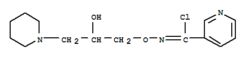 N-(2-羟基-3-哌啶-1-基丙氧基)吡啶-3-甲醛肟氯化物