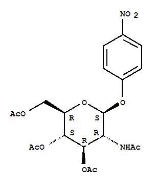 4-硝基苯基 2-乙酰氨基-3,4,6-三-O-乙酰基-2-脱氧-Β-D-吡喃葡糖苷