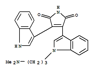 3-(1-(3-(二甲氨基)丙基)-1H-吲哚-3-基)-4-(1H-吲哚-3-基)-1H-吡咯-2,5-二酮