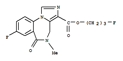 3-氟丙基8-氟-5-甲基-6-氧代-4H-咪唑并[1,5-a][1,4]苯并二氮杂卓-3-羧酸酯