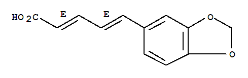 5-(3,4-亚甲基二氧苯基)-2,4-戊二烯酸