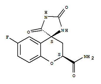 (2S,4S)-6-氟-2'',5''-二氧代-螺色满-4,4''-咪唑啉-2-甲酰胺