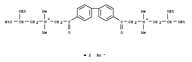 alpha,alpha-二(二甲基铵乙醛二乙基缩醛)-4,4-二乙酰基联苯二溴化物