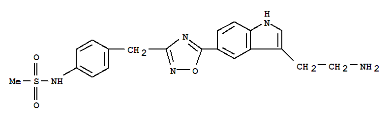 2 - [5 - [3 - （4 - 甲磺酰基）苄基- 1，2,4 - 恶二唑-5 - 基] - 1H -吲哚-3 - 基]乙胺