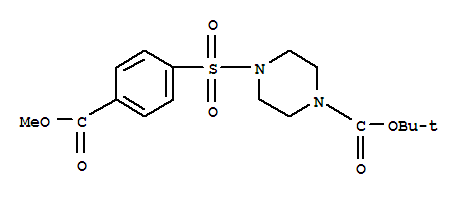 甲基 4-((4-(叔丁氧基羰基)哌嗪)磺酰基)苯甲酸