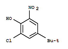 4-叔-丁基-2-氯-6-硝基苯酚