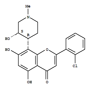 2-(2-氯苯基)-5,7-二羟基-8-[(3S,4R)-3-羟基-1-甲基-4-哌啶基]苯并吡喃-4-酮