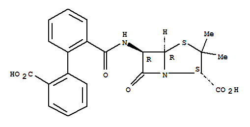 2-(2'-羧基苯基)苯甲酰基-6-氨基青霉烷酸