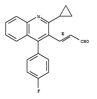 (E)-3-[2-环丙基-4-(4-氟苯基)-3-喹啉-2-丙烯醛