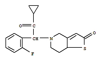 5-[2-环丙基-1-(2-氟苯基)-2-氧代乙基]-5,6,7,7a-四氢噻吩并[3,2-c]吡啶-2(4H)-酮